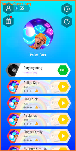 Blippi Tiles Music screenshot