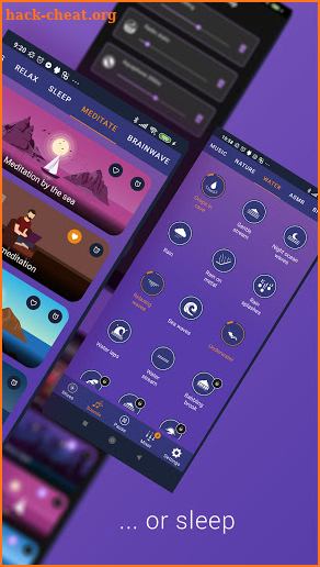 Bliss sounds: Relax, sleep & meditate screenshot