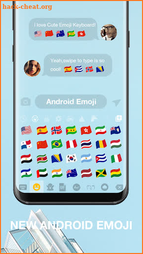 Blob emoji for Android 7 - Emoji Keyboard Plugin screenshot