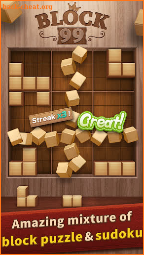 Block 99: Woody sudoku block puzzle 3D games screenshot