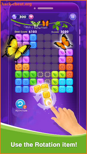 Block Puzzle Cute Butterfly screenshot