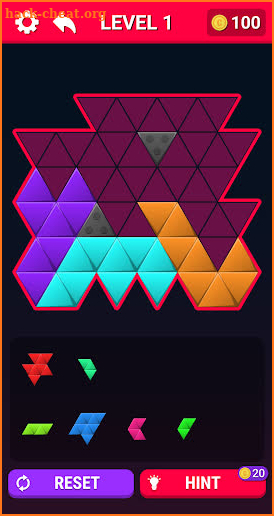 Block Puzzle - Hexagon, Square, Triangle (Tangram) screenshot