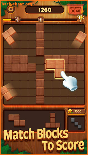 block puzzle - wood cube game screenshot