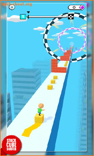 Block Stack Cube Surfer - Cube Run screenshot