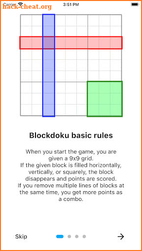 Blockdoku - Combination of Sudoku and Block Puzzle screenshot