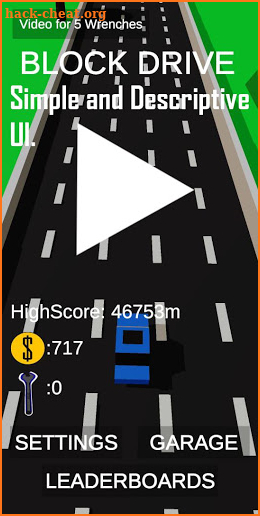 BlockDrive: Old school mini car racing game screenshot