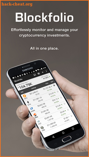 Blockfolio Bitcoin / Altcoin App screenshot