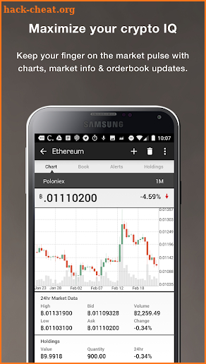 Blockfolio Bitcoin / Altcoin App screenshot