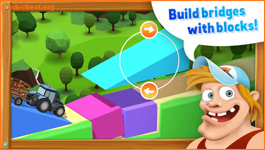 BlockVille Bridge builder Physics puzzle screenshot