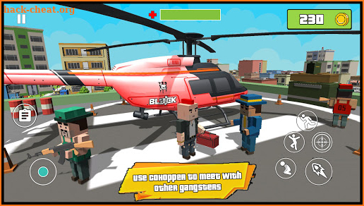 Blocky Dude Theft Crime Wars - Gangster Auto City screenshot