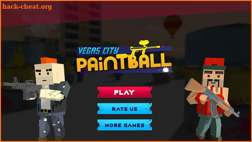 Blocky Vegas Paintball Arena Shooting Pro screenshot