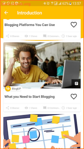 BlogUP – Blogging for Beginners screenshot