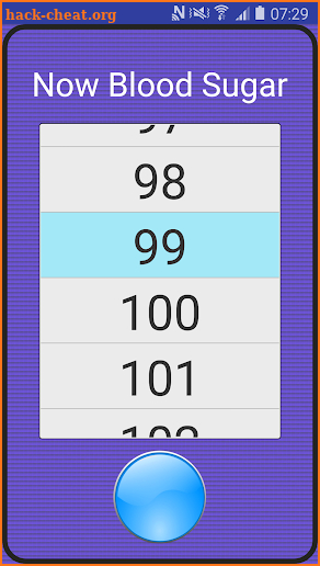 Blood Glucose Tracker (big font) screenshot