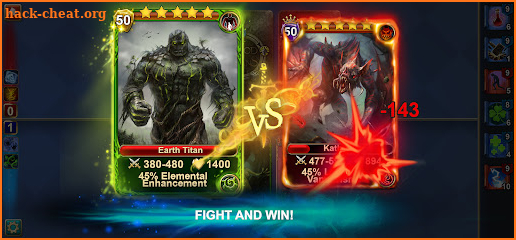 Blood of Titans: Quest & Battle Fantasy ccg screenshot