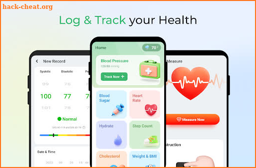 Blood Pressure & Sugar Tracker screenshot