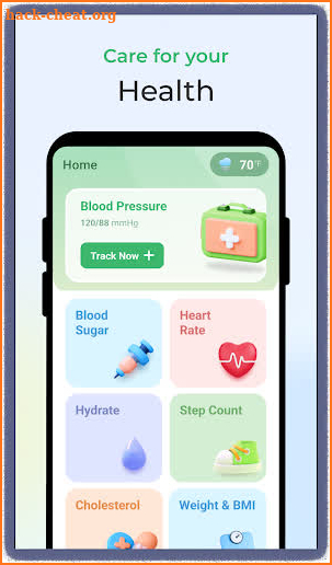 Blood Pressure & Sugar Tracker screenshot