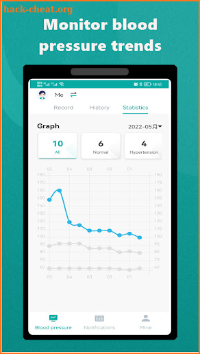 Blood Pressure App screenshot