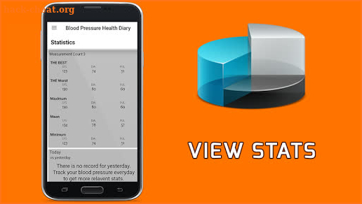 Blood Pressure App : BP Average Info Tracker Diary screenshot