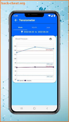 Blood Pressure App Pro screenshot