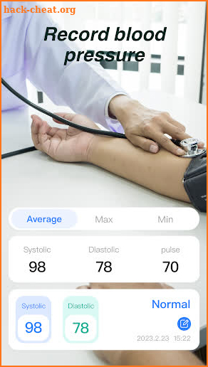 Blood Pressure App:BP Tracker screenshot