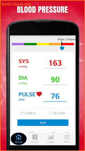 Blood Pressure : BP History Diary screenshot