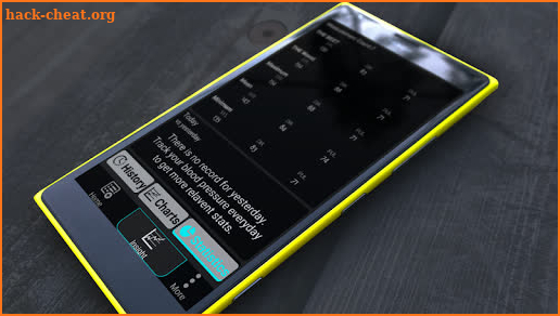 Blood Pressure Check: History Log : Info Track screenshot