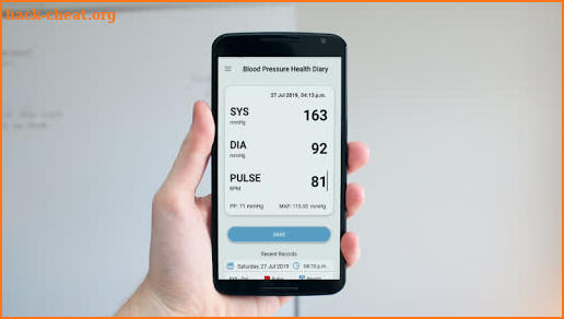 Blood Pressure Checker screenshot