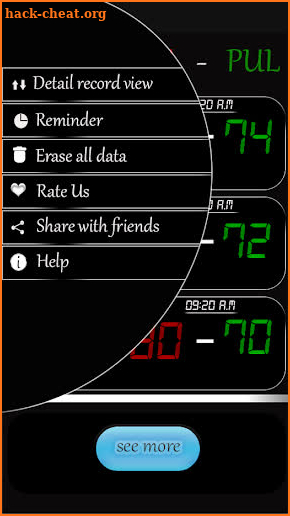 Blood Pressure Checker Diary & Bp Calculator diary screenshot