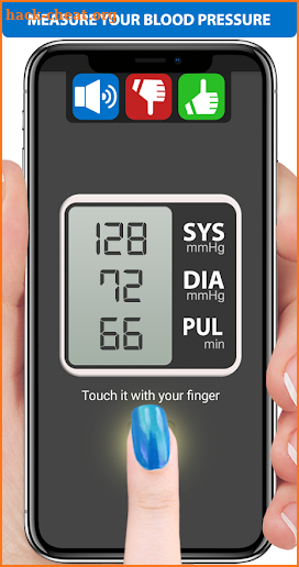 Blood Pressure Fingerprint Scanner screenshot