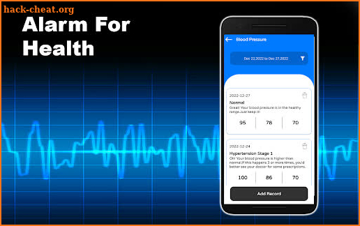 Blood Pressure: Heart Beat App screenshot