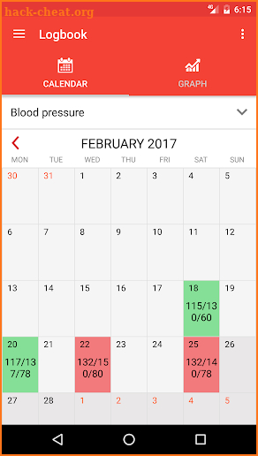 Blood Pressure Monitor screenshot