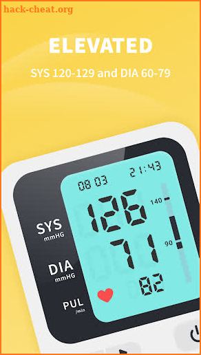 Blood Pressure Monitor screenshot