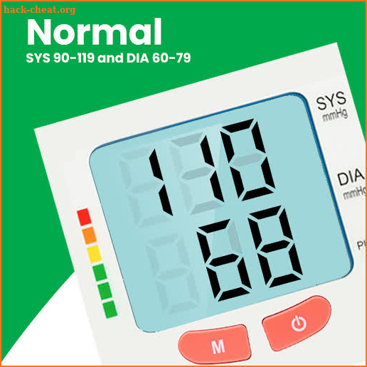 Blood Pressure Monitor App screenshot