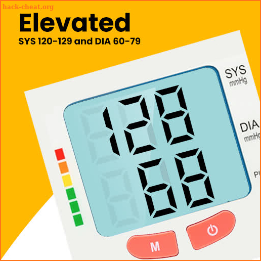 Blood Pressure Monitor App screenshot