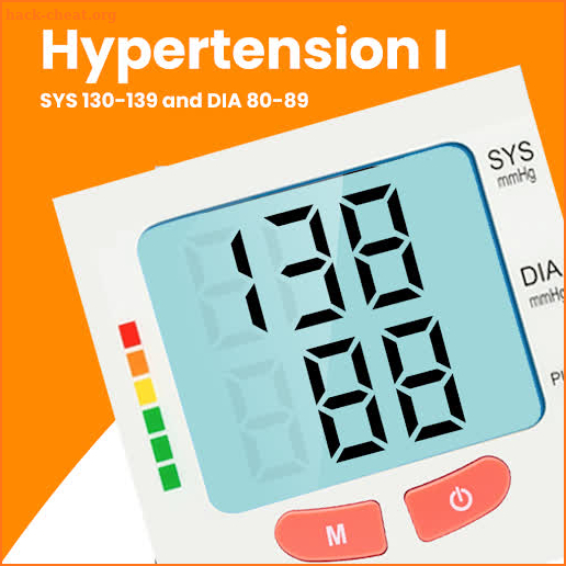 Blood Pressure Monitor App screenshot