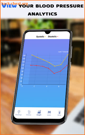 Blood pressure record maintain app - Track bp log screenshot