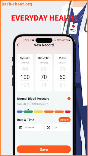 Blood Pressure Recorder screenshot