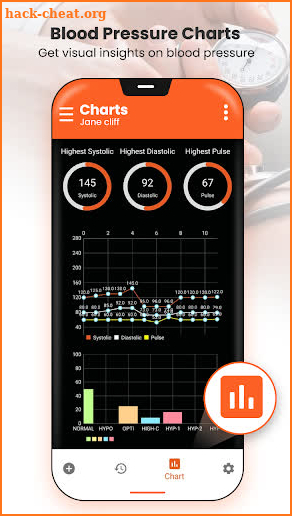 Blood pressure -Track your blood pressure report screenshot