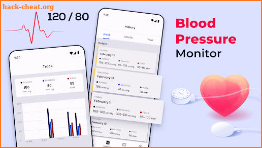 Blood Pressure Tracker screenshot