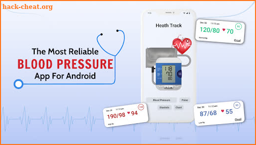 Blood Pressure Tracker App screenshot