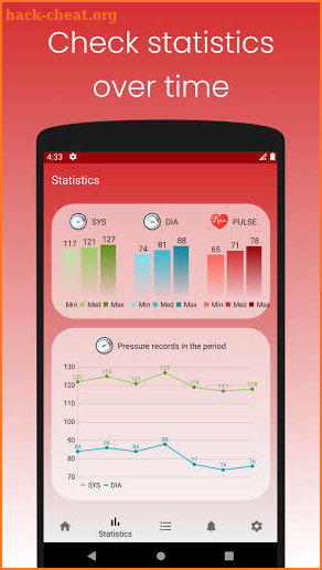 Blood Pressure Tracker BP Record screenshot