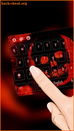 Blood Skull Keyboard screenshot