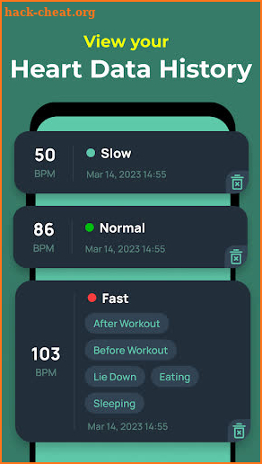 Blood Sugar & Pressure Tracker screenshot