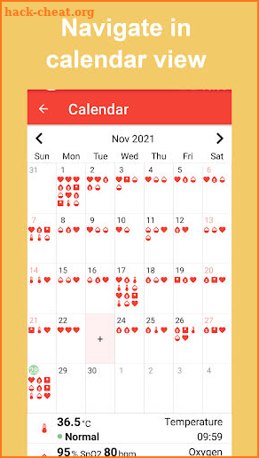 Blood Sugar - Blood Pressure - Vital Signs Tracker screenshot