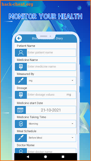 Blood Sugar Diary screenshot