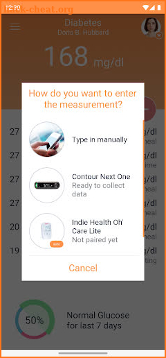 Blood Sugar Diary for Diabetes screenshot