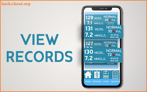 Blood Sugar Glucose Journal: Records History Diary screenshot