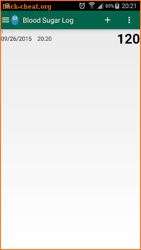 Blood Sugar Log Pro screenshot
