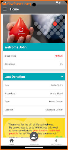 Bloodworks App screenshot