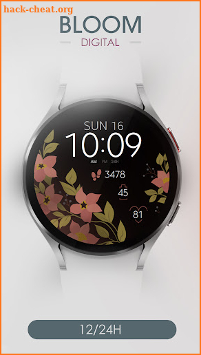 Bloom Digital Watch Face screenshot